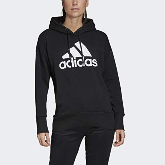 🆕adidas Originals Women's Bos Long Hoodie, Medium - Black/White, Brand NEW, NWT - Picture 6 of 6